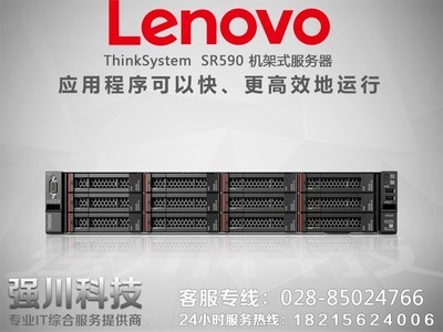  ThinkSystem SR590(Xeon 4110*2/16GB*2/1.2TB*3)
