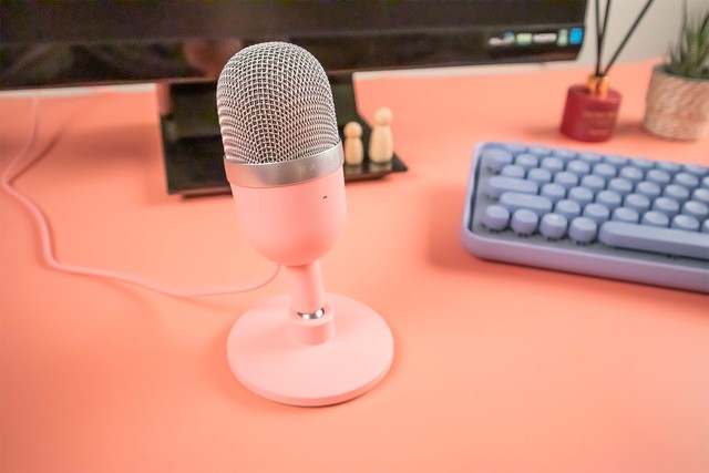 桌面小巨蛋雷蛇魔音海妖迷你麦克风开箱