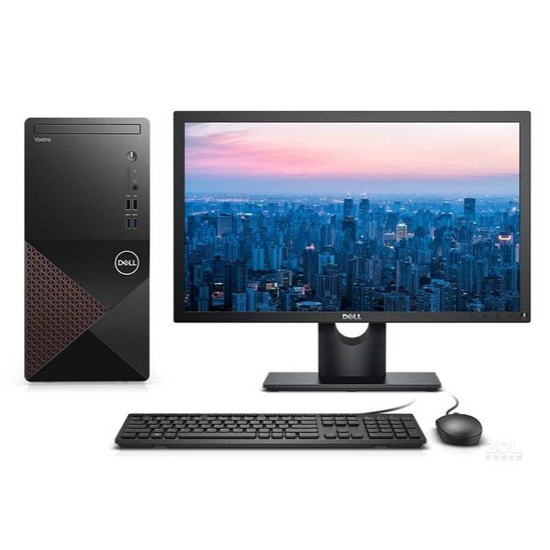 戴尔vostro 成就 3881(i3 10100/8gb/256gb 1tb/集显/21.5lcd)